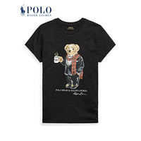 Ralph Lauren/拉夫劳伦女装 2020年冬季热可可Polo小熊T恤21898 001-黑色 XL