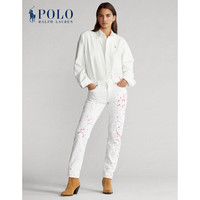 Ralph Lauren/拉夫劳伦女装 2020年冬季Pink Pony男友风牛仔裤21921 100-白色 28 S