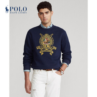 Ralph Lauren/拉夫劳伦男装 2020年冬季刺绣起绒布运动衫13062 410-海军蓝 XL