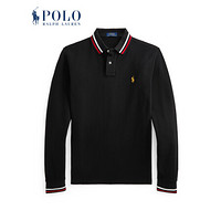 Ralph Lauren/拉夫劳伦男装 2021年春季新年系列定制修身版型Polo衫13068 001-黑色 M