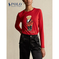 Ralph Lauren/拉夫劳伦女装 2021年早春新年系列Polo小熊T恤21946 620-红色 XS