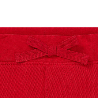 Ralph Lauren/拉夫劳伦男婴 2021年早春棉质网布套穿式短裤34870 600-红色 9M