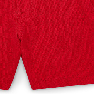 Ralph Lauren/拉夫劳伦男婴 2021年早春棉质网布套穿式短裤34870 600-红色 9M