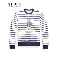 Ralph Lauren/拉夫劳伦男装 2021年春季船坞Polo小熊条纹运动卫衣13141 400-条纹蓝白色 XS