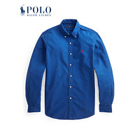 Ralph Lauren/拉夫劳伦男装 2021年春季经典版型成衣染色牛津布衬衫13205 400-蓝色 S