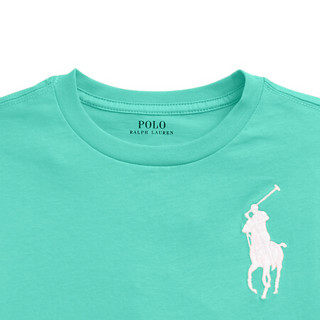 Ralph Lauren/拉夫劳伦男童 2021年春季Big Pony棉质平纹针织T恤35210 300-绿色 XL