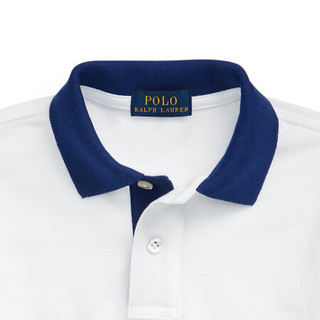 Ralph Lauren/拉夫劳伦男童 2021年春季Polo Team棉质Polo衫35095 100-白色 7