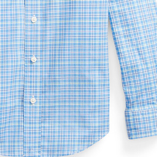 Ralph Lauren/拉夫劳伦男童 2021年春季格纹棉府绸衬衫35218 400-蓝色 5