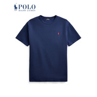 Ralph Lauren/拉夫劳伦男装 2021年早春经典版型平纹针织圆领T恤13256 400-蓝色 XS
