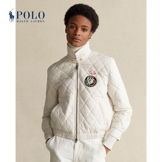 Ralph Lauren/拉夫劳伦女装 2021年春季绗缝飞行员夹克22029 101-白色 XL