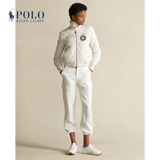 Ralph Lauren/拉夫劳伦女装 2021年春季绗缝飞行员夹克22029 101-白色 XL