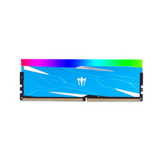 GALAXY 影驰 GAMER系列 GAMER BLUE DDR4 3000MHz RGB 台式机内存 蓝色 16GB 8GB