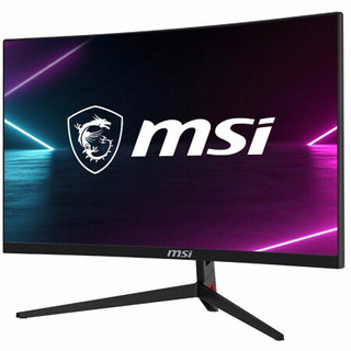 MSI 微星 PAG PAG241CR 23.8英寸 VA 曲面 FreeSync 显示器 (1920×1080、144Hz、130%sRGB、HDR400）