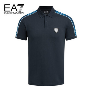 EA7 EMPORIO ARMANI阿玛尼EA7奢侈品男装20秋冬男士POLO衫6HPF11-PJ4MZNAVY-1578 藏青色S