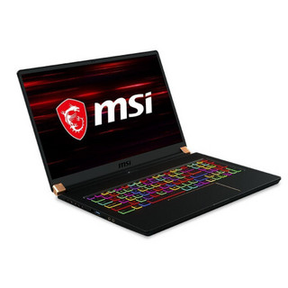 MSI 微星 绝影 GS75 17.3英寸 游戏本 黑色 (酷睿i7-10875H、RTX 2060 6G、32GB、2TB SSD、1080P、IPS、240Hz)