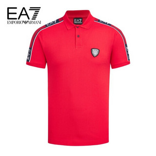 EA7 EMPORIO ARMANI阿玛尼EA7奢侈品男装20秋冬男士POLO衫6HPF11-PJ4MZRED-1451 红色M