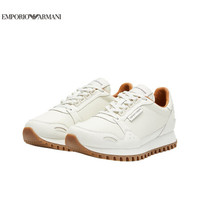乔治·阿玛尼 GIORGIO ARMANI阿玛尼EMPORIO ARMANI奢侈品21春夏EA男士休闲鞋 X4X536-XM677 BEIGE-M801米白色 8