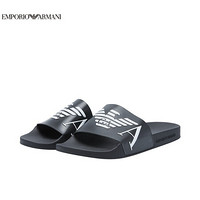 阿玛尼EMPORIO ARMANI UNDERWEAR奢侈品21春夏男士拖鞋 X4PS06-XM760 BLACK-A040黑色 42