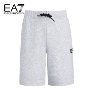 阿玛尼EA7 EMPORIO ARMANI奢侈品男装21春夏EA7男士针织休闲短裤 3KPS82-PJF3Z GREY-3904灰色 M