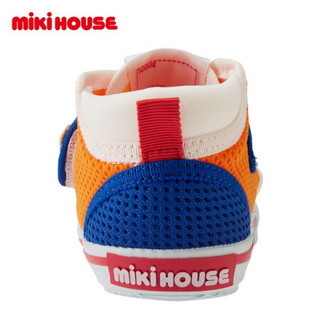 MIKIHOUSE男女儿童凉鞋学步鞋夏季双层网布保护脚趾二段学步凉鞋12-9304-269 多色 15CM