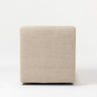 MUJI 棉聚酯纤维花式织单元沙发无扶手/小用沙发套 棕色 无扶手小用