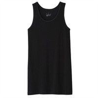 无印良品 無印良品 MUJI 男式 棉质凉爽 无袖衫 黑色 S