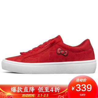 斯凯奇 SKECHERS 女子 时尚休闲鞋 帆布鞋 低帮板鞋 66666327/RED 红色 36码 US6码