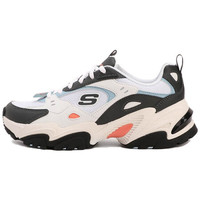 斯凯奇 SKECHERS 经典休闲鞋女子运动鞋 时尚老爹鞋 熊猫鞋 149510/WCC 白色 38码 US8码