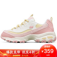 斯凯奇 SKECHERS 经典休闲鞋 女子运动鞋 老爹鞋 149906/PKYL 粉色 38码 US8码