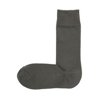 無印良品 MUJI 無印良品  男式 合脚直角 均码袜 深灰色 24-28cm