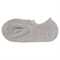 無印良品 MUJI 無印良品 女式 合脚直角薄款 运动船袜 灰色 21-23cm