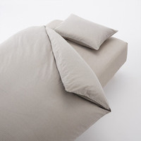 MUJI 無印良品 平纹四件套 浅棕色 2.2m床
