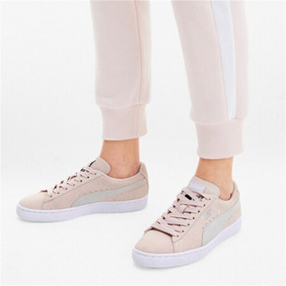 彪马 PUMA 女子 生活系列 Suede Classic  Wn's 休闲鞋 372093 01粉红色/彪马白 36码 UK3.5码