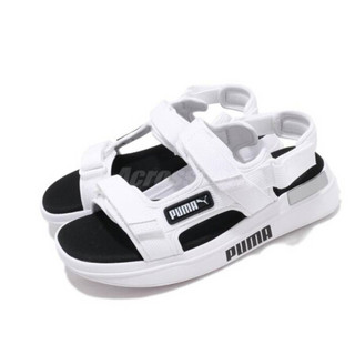 彪马 PUMA 男女 基础系列 Future Rider Sandal 拖凉鞋 372318 02 白/黑色 42码 UK8码