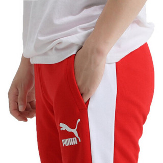 彪马 PUMA 男子 生活系列 Iconic T7 Track Pants FT 运动 运动裤 599329 11 鲜红色 XL码 （亚洲码）