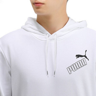 彪马 PUMA 男子 基础系列 AMPLIFIED Hoodie TR 运动 卫衣 583518 02彪马白 M码(亚洲码)