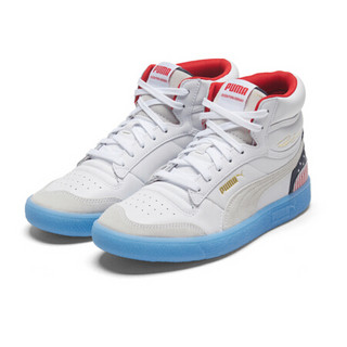 彪马 PUMA 黑标 男女同款 Ralph Sampson Mid 4th of 运动 休闲鞋 374073 01白-粗呢蓝-红 38码 UK5码