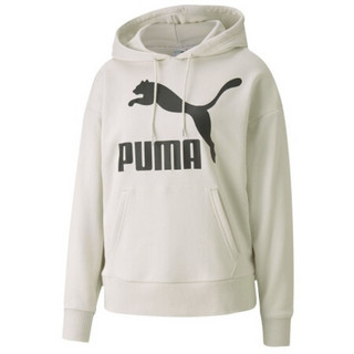 彪马 PUMA 女子 生活系列 Classics Logo Hoody Regul 运动 针织卫衣 599197 05灰色 S码(亚洲码)