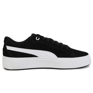 彪马 PUMA 女子 基础系列 PUMA Smash Platform v2 SD 运动 休闲鞋 373037 04黑色-彪马白 37码 UK4码