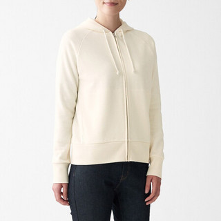 MUJI 无印良品 女士连帽卫衣 BBQ01A0A 原色 XS