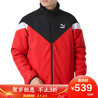 彪马 PUMA 男子 生活系列 Reversible Sherpa Jacket 双面穿 运动 夹克/风衣 530028 11红色 XL码(亚洲码)