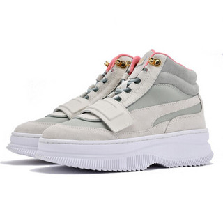 彪马 PUMA 黑标 女子 Deva Boot Suede Wn's 运动 休闲鞋 374757 01灰色 38码 UK5码