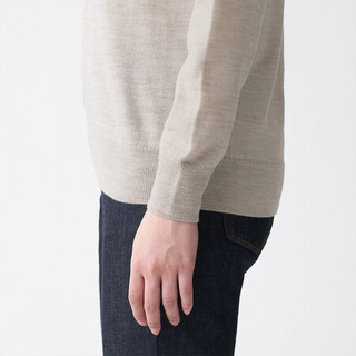 MUJI 無印良品 女士高领毛衣 BAG05A0A 燕麦色 XS