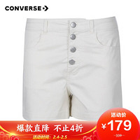 CONVERSE 匡威 女子 CONVERSE WOMEN BUTTON FRONT SHORT 梭织短裤 10019147-A01 28英寸