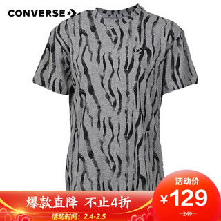 CONVERSE 匡威 女子 CONVERSE WOMENS ZEBRA AOP RELAXED TEE 短袖T恤 10019563-A03 L码