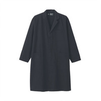 無印良品 MUJI 無印良品 男女通用 印度棉 牛仔 大衣 黑色 S-M