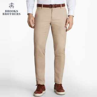 Brooks Brothers/布克兄弟男士修身版奇诺休闲长裤1000069525 B275-卡其色 3434