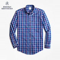 Brooks Brothers/布克兄弟男士休闲衬衫 1000061603 4004-藏青色 L