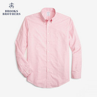 Brooks Brothers/布克兄弟男士免烫牛津纺休闲衬衫1000058095 6020-粉色 M