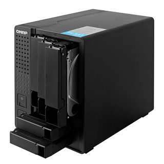 QNAP威联通TS551 双核心 5-bay NAS 分层分区存储 4K影像输出（TS-551（4G版）+WD12T(4T*3)）